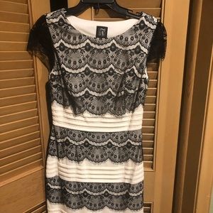 Black and white dress